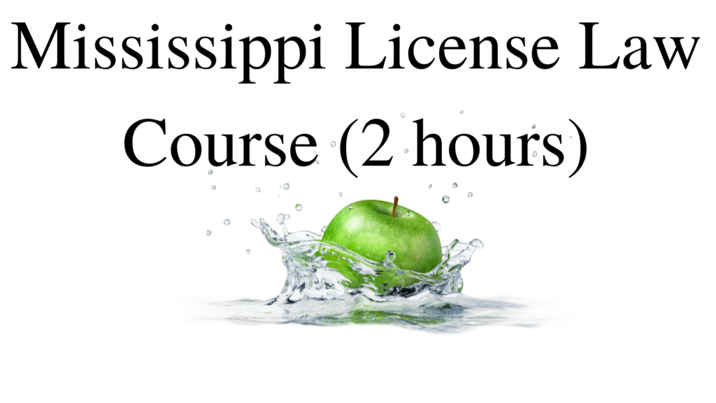 mississippi real estate license law
